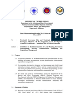 Joint Memorandum Circular No 1 S 2007