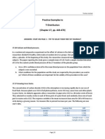 11 PracticeExamples T Distribution