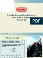 Viscosity: Introduction and Application in Paint Flow & Pigment Dispersion