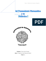 Desarrollo Del Pensamiento Matemático y Su Didáctica