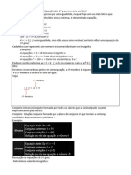 Equações Do 1º Grau Com Uma Variável