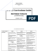 K To 12 Mother Tongue Curriculum Guide 1-3