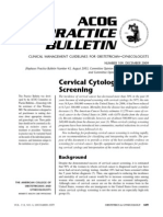 Cervical Citology Screening