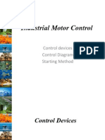 Industrial Motor Control: Control Devices Control Diagram Starting Method