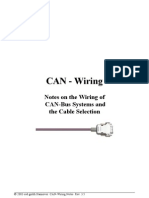 CAN - Wiring: Notes On The Wiring of CAN-Bus Systems and The Cable Selection