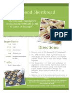 Almond Shortbread Thumbprints: Directions