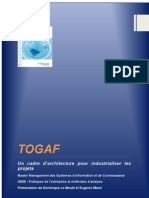 Eugenio Mauri: Présentation de TOGAF (TOGAF: Un Cadre D'architecture Pour Industrialiser Les Projets)