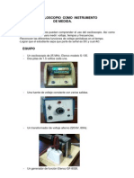 Informe de Laboratorio Osciloscopio Como Instrumento de Medida