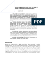 Production of Single Cell Protein From Orange Peel