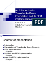 Chan-An Introduction To Timoshenko Beam Formulation and Its FEM Implementation