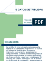 Bases de Datos Distribuidas Unidad 1