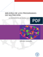 Analisis de Programas de Nutricion