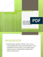 Pemanfaatan Radioisotop Di Bidang Kimia