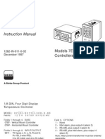 Instruction Manual: Models 7EF and 7HF Controllers