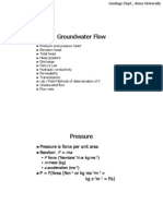 Groundwater Flow