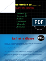 A Presentation On Dell Inventory Control