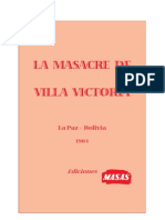 La Masacre de Villa Victoria. 8 de Mayo de 1950