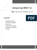 A Level Computing 9691 Paper 2 Notes