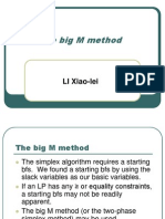 The Big M Method