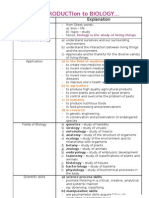 Introduction To Biology