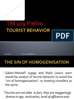 Tourist Behavior 