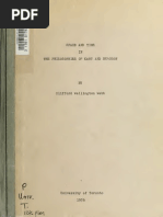 Wellington Webb - Space and Time in The Philosophies of Kant and Bergson