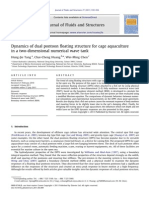 Dynamics of Dual Pontoon Floating Structure For Cage Aquaculture in A Two-Dimensional Numerical Wave Tank