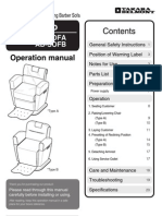 Takara Alivio Operation Manual