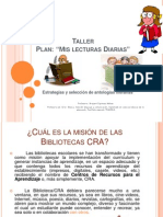 Taller Estrategias de Lectura CRA