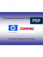 The Hewlett-Packard and Compaq Merger:: A Case Study in Business Communication