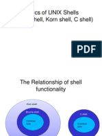 Basics of UNIX Shells (Bourne Shell, Korn Shell, C Shell)