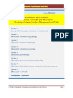 Humanistic Orientation in Social Sciences and Practices / Orientarea Umanista in Stiintele Si Practicile Sociale / Petru Stefaroi