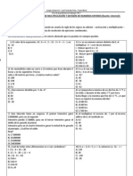 Guía de Multiplicación y División de Enteros