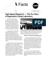 Facts: High-Speed Research - The Tu-144LL: A Supersonic Flying Laboratory