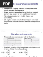 IsoParametric Elements