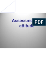 Assessment of Attitude