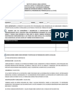 EXAMEN 3ER AÑO SECUNDARIA - CUARTO BIMESTRE - 2 y 3 DE 8