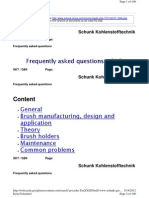 Schunk Brush Wear Info - Good Site