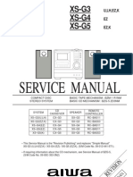 Service Manual: XS-G3 XS-G4 XS-G5