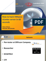 AlexanderMinozhenko - AlexeySintsov. How To Hack VMware Vcenter Server in 60 Seconds