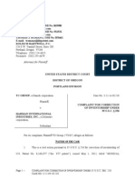 TC Group v. Harman International Industries