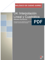 U4-Interpolacion Lineal y Cuadrática