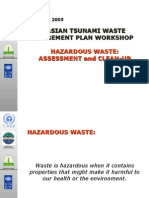 Post Asian Tsunami Waste Management Plan Workshop