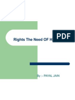 Rights The Basic Need of Human