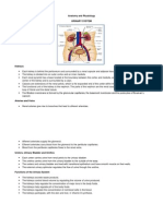 Anatomy and Physiology