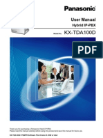 KX-TDA100D: User Manual