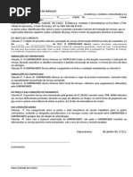 Contrato de Prestação de Serviços