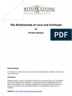 The Relationship of Love and Gratitude by Ernest Holmes