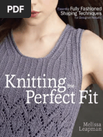 Candace's Shell From Knitting The Perfect Fit by Melissa Leapman