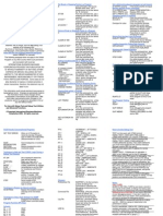 Debug Tool How To Reference Card